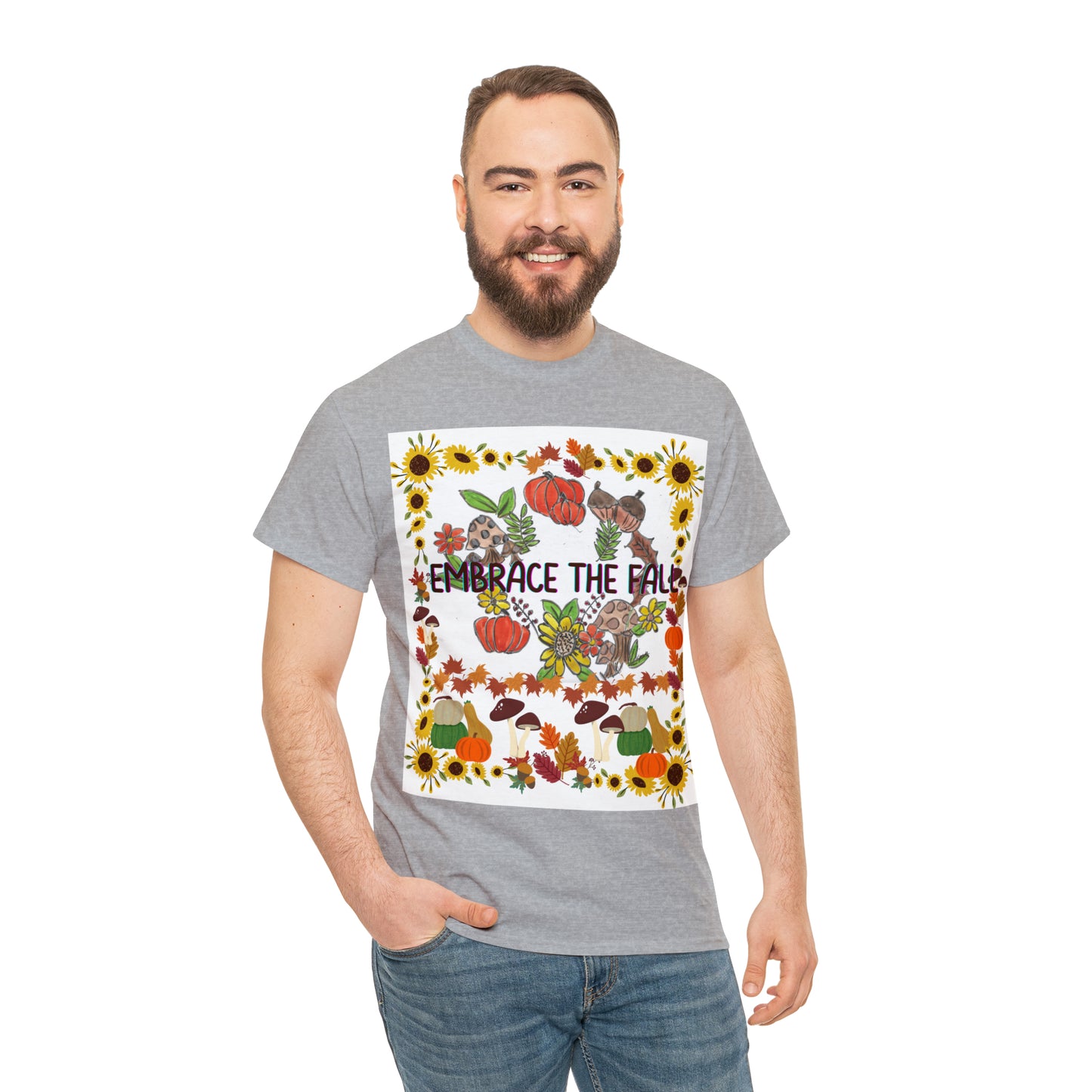 Embrace The Fall Unisex Heavy Cotton Tee