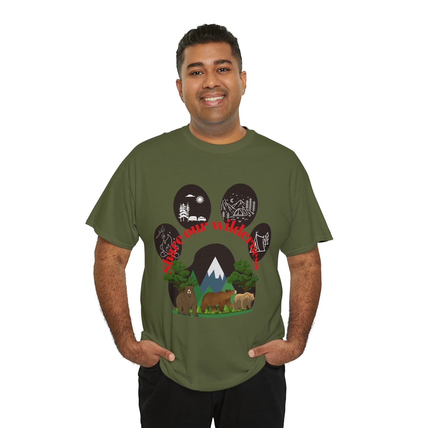 Share Our Wilderness Unisex Heavy Cotton Tee