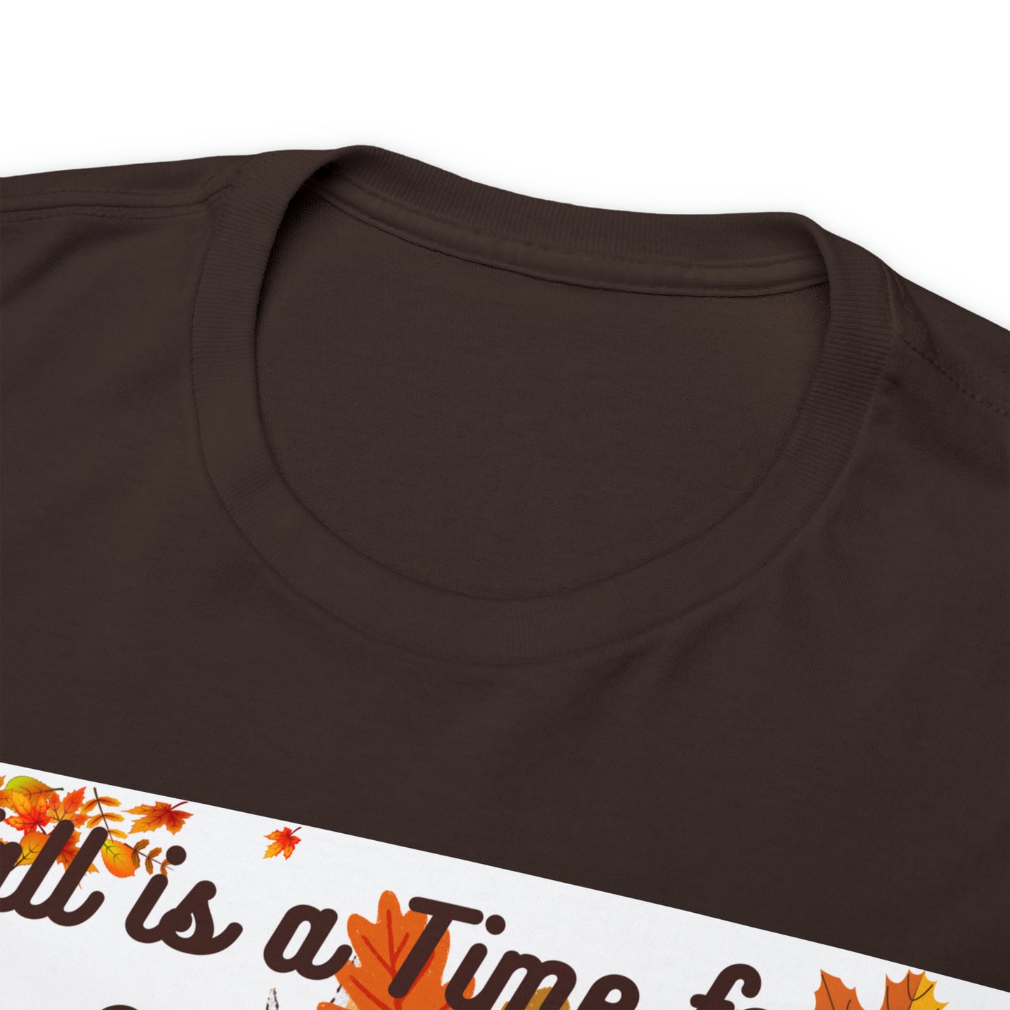 Fall Is A Time For Gathering Unisex Heavy Cotton Tee