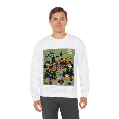 Spooky Season Has Arrived Unisex Heavy Blend™ Crewneck Sweatshirt