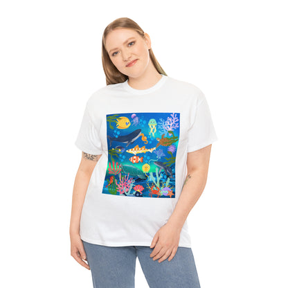 Ocean Scenery Unisex Heavy Cotton Tee