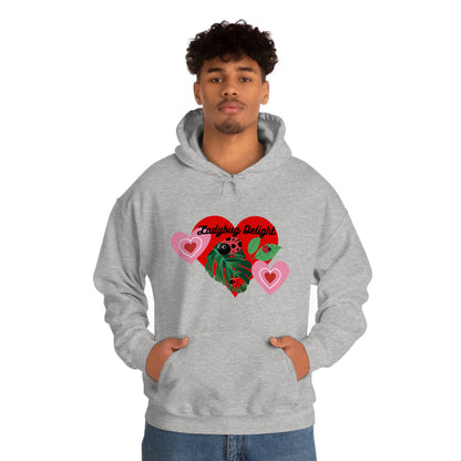 Ladybug Delight Unisex Heavy Blend™ Hooded Sweatshirt