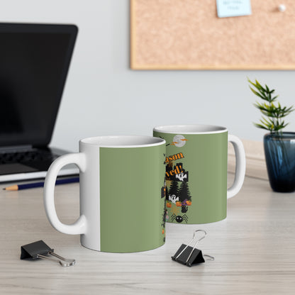 Spooky Season Has Arrived! Ceramic Mug 11oz