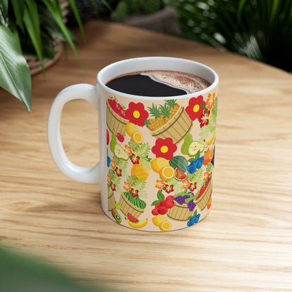 Fruitful AND Delicious Ceramic Mug 11oz