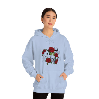 Skull and Roses Unisex Heavy Blend™ Hooded Sweatshirt