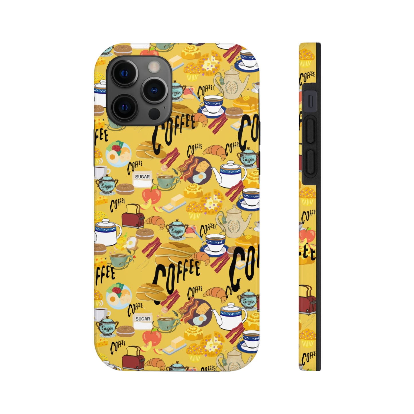 Morning Brunch Yellow Tough Phone Cases