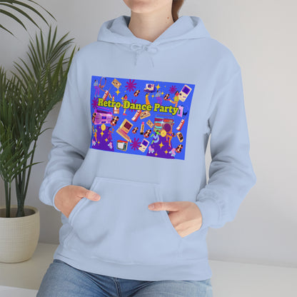 Retro Dance Party Unisex Heavy Blend™ Hooded Sweatshirt