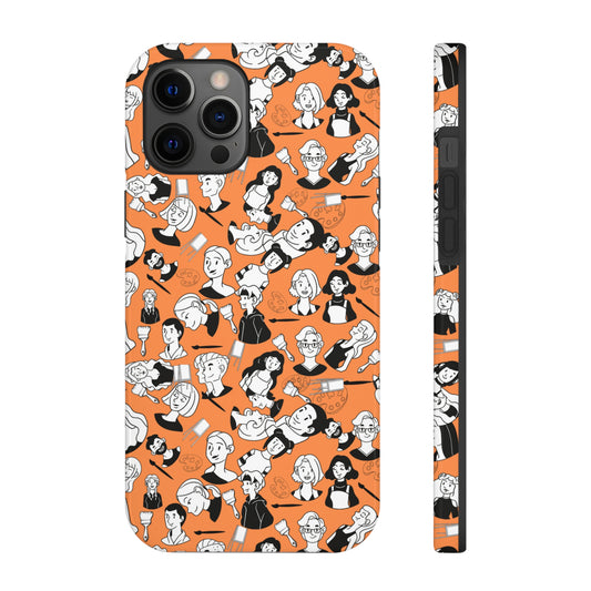 Inspirational Artist Orange Tough Phone Cases