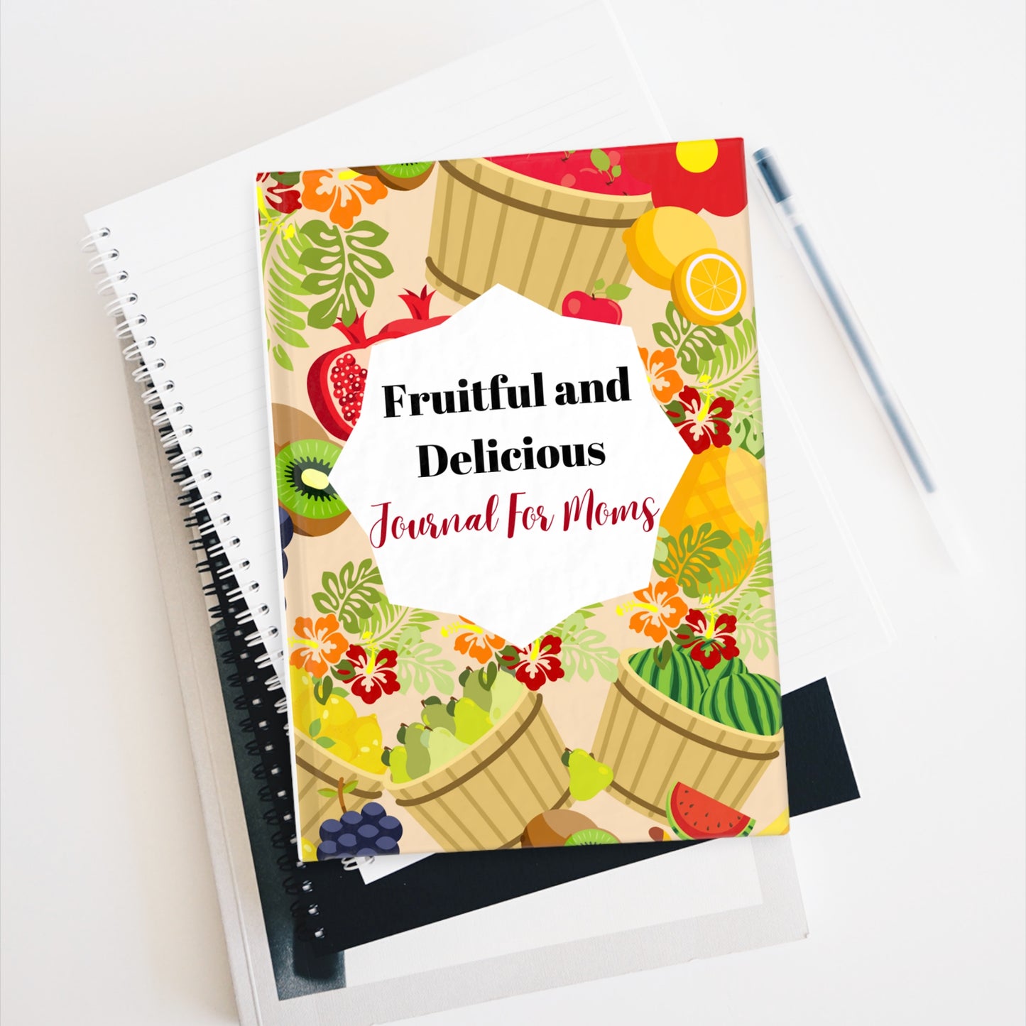 Fruitful and Delicious Journal Beige - Ruled Line