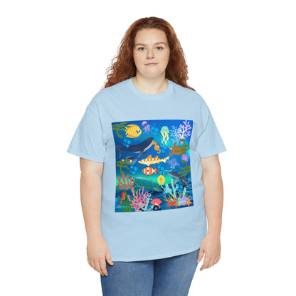 Ocean Scenery Unisex Heavy Cotton Tee