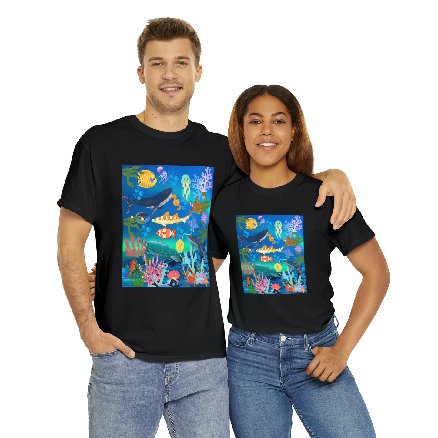 Ocean Scenery Unisex Heavy Cotton Tee