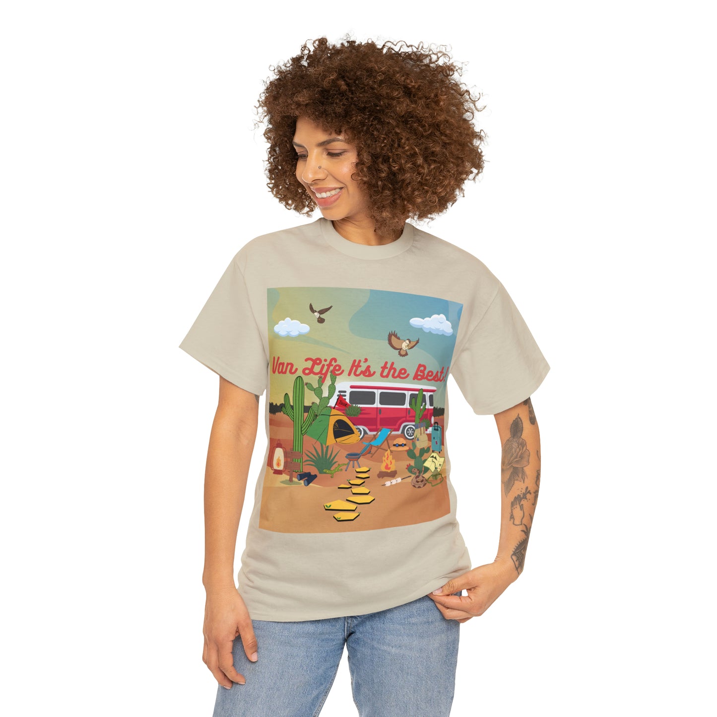 Van Life at Its Best Unisex Heavy Cotton Tee