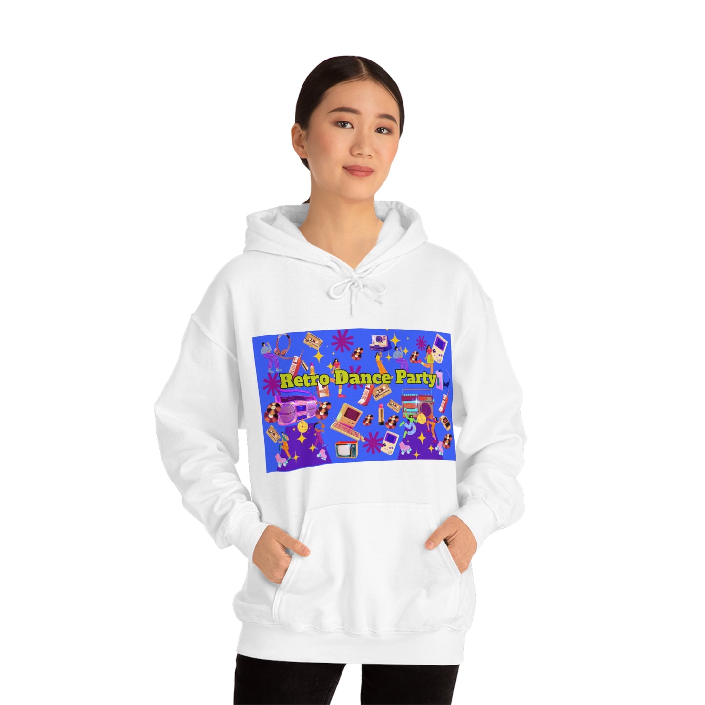 Retro Dance Party Unisex Heavy Blend™ Hooded Sweatshirt