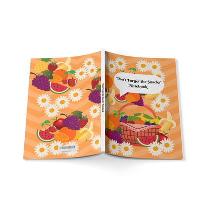 Don't Forget the Snacks Softcover Notebook, A5