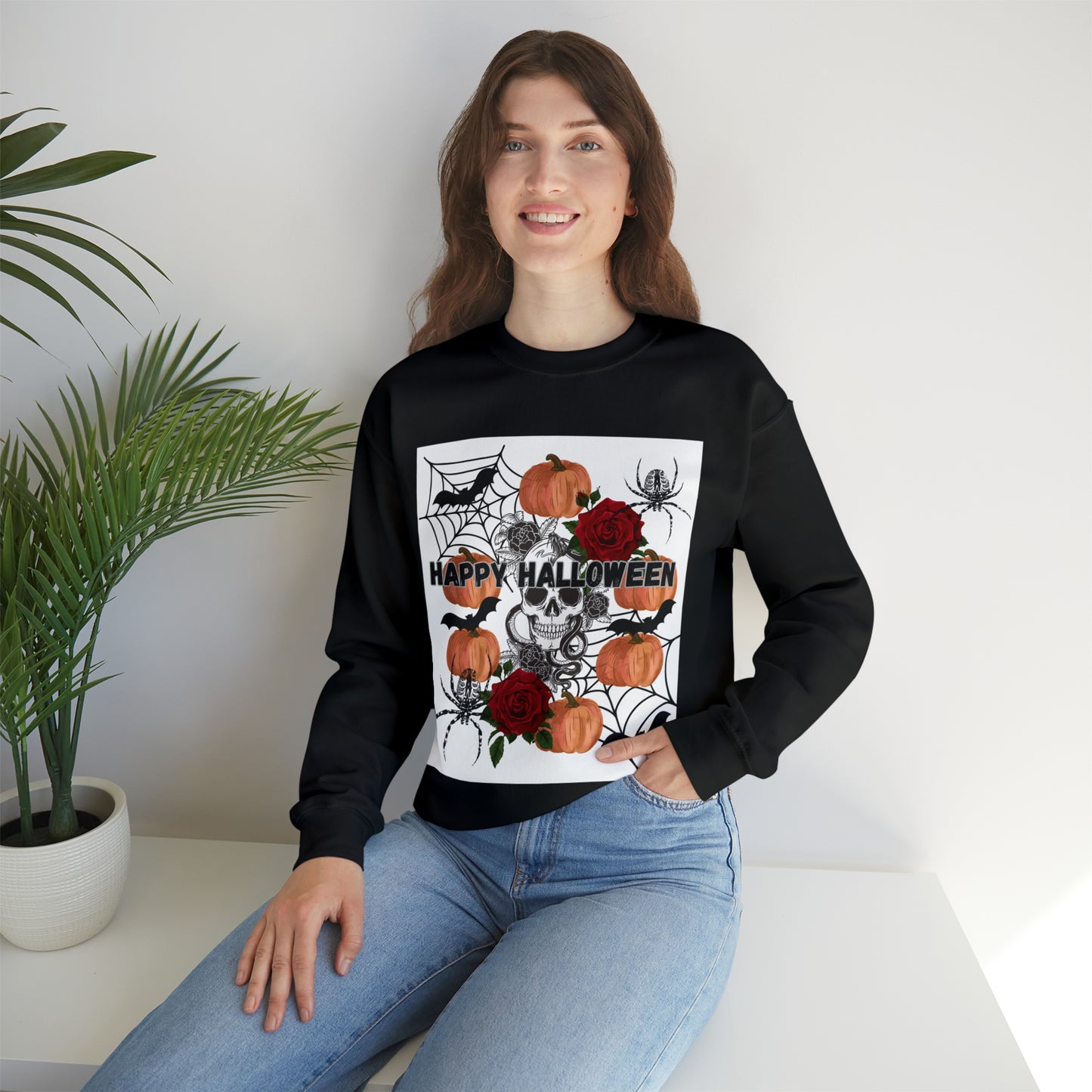 Happy Halloween Unisex Heavy Blend™ Crewneck Sweatshirt