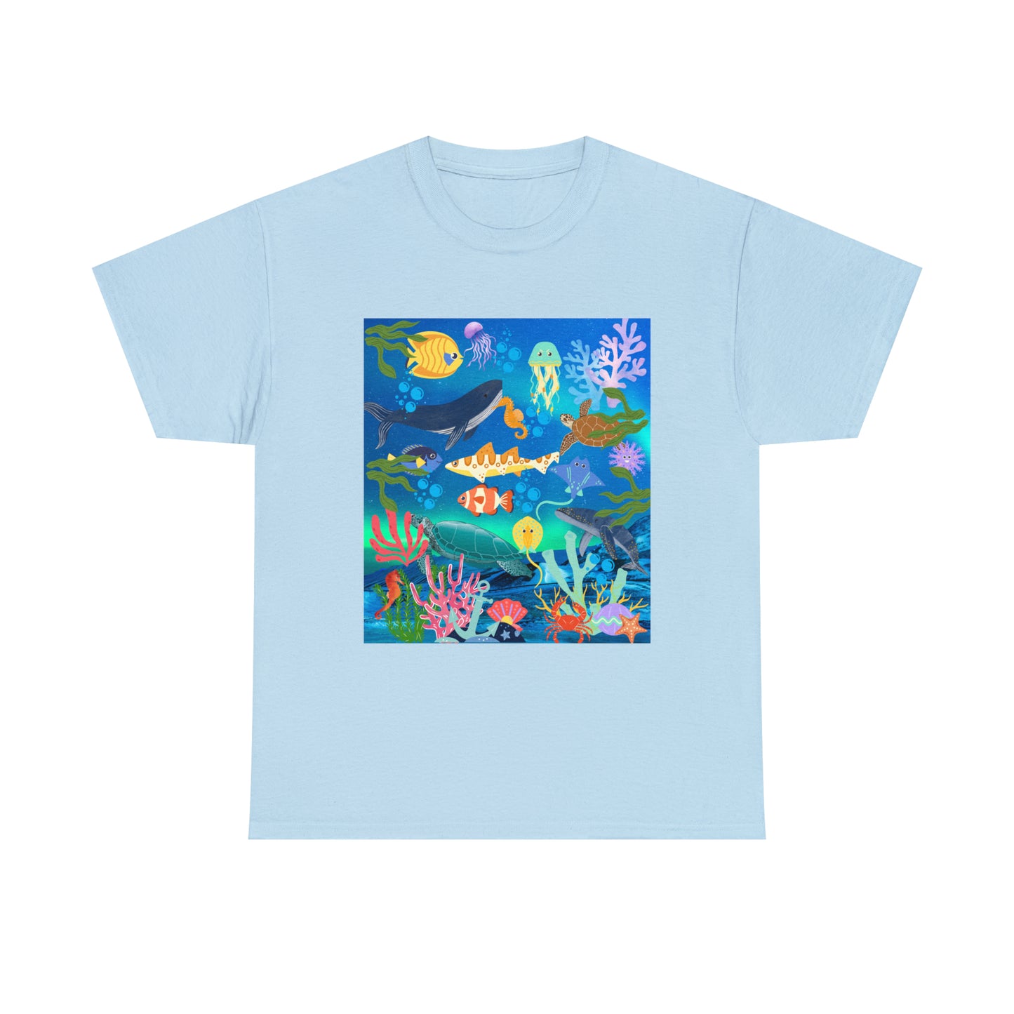 Ocean Scenery Unisex Heavy Cotton Tee