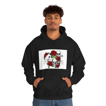 Skull and Roses Unisex Heavy Blend™ Hooded Sweatshirt