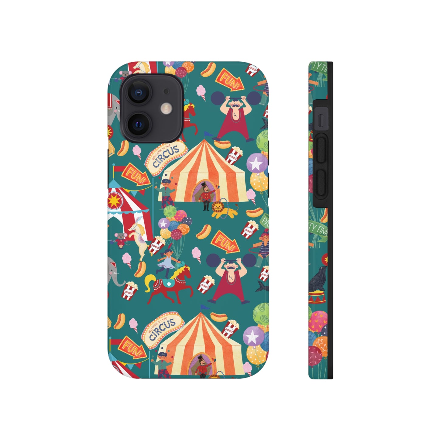 Circus Party Green Tough Phone Cases