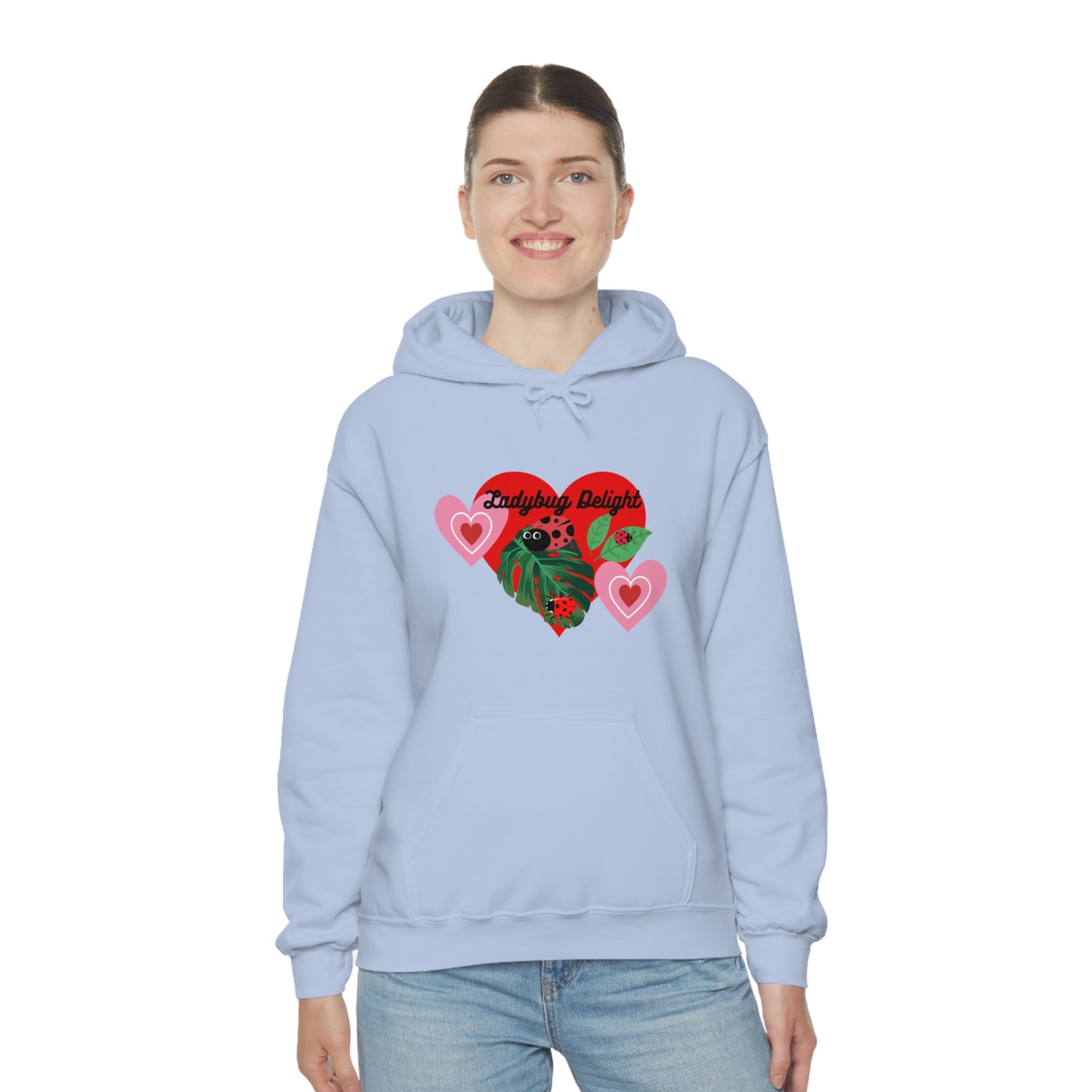 Ladybug Delight Unisex Heavy Blend™ Hooded Sweatshirt