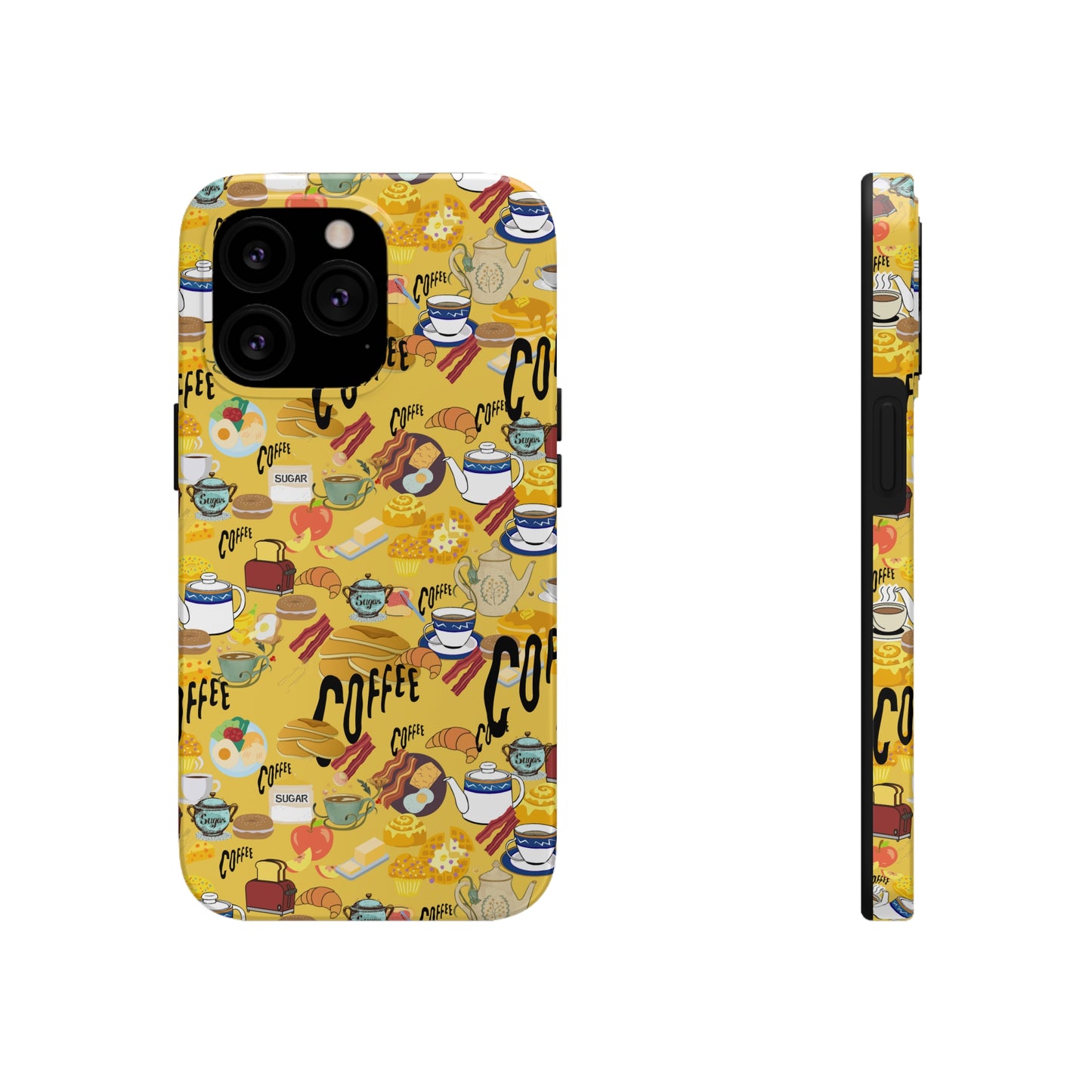 Morning Brunch Yellow Tough Phone Cases