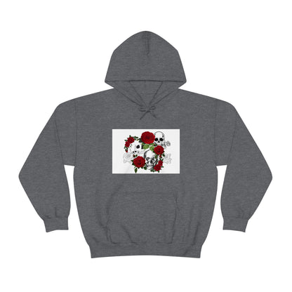 Skull and Roses Unisex Heavy Blend™ Hooded Sweatshirt