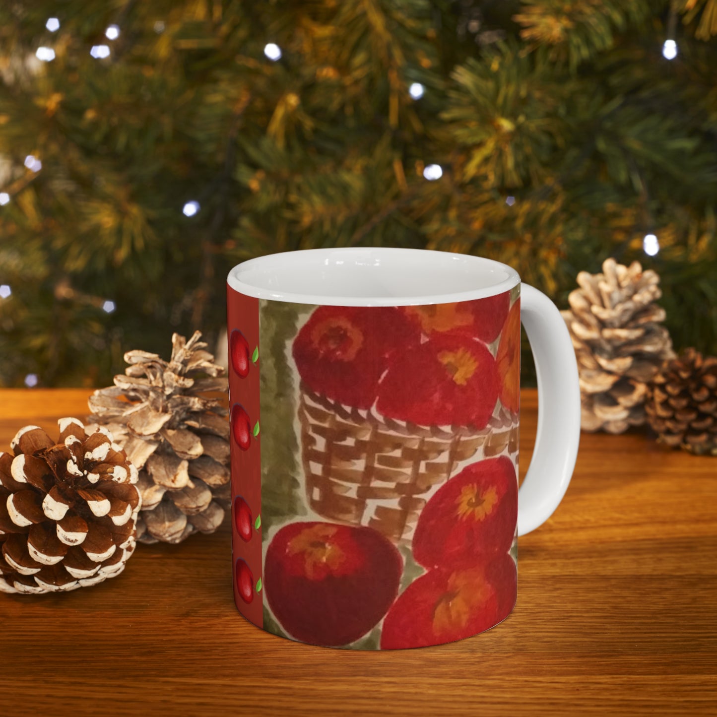 Apple Ceramic Mug 11oz