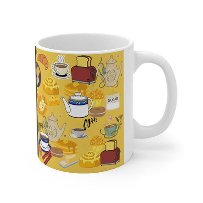 Morning Brunch Ceramic Mug 11oz