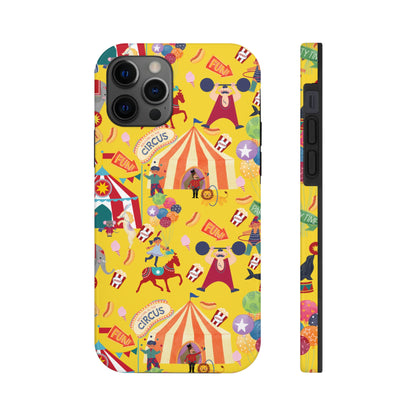 Circus Party Yellow Tough Phone Cases