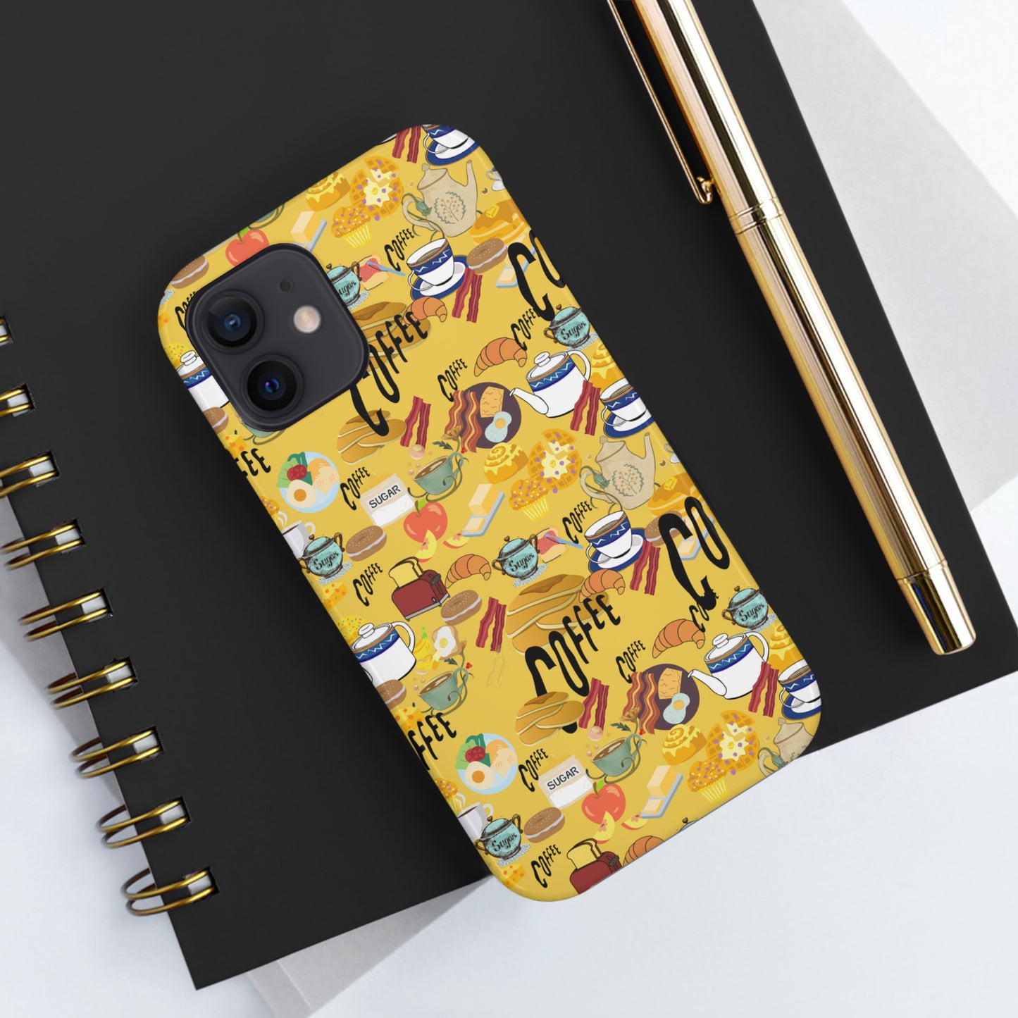 Morning Brunch Yellow Tough Phone Cases