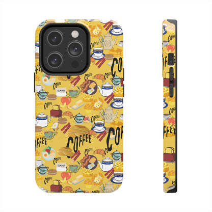 Morning Brunch Yellow Tough Phone Cases