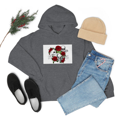 Skull and Roses Unisex Heavy Blend™ Hooded Sweatshirt