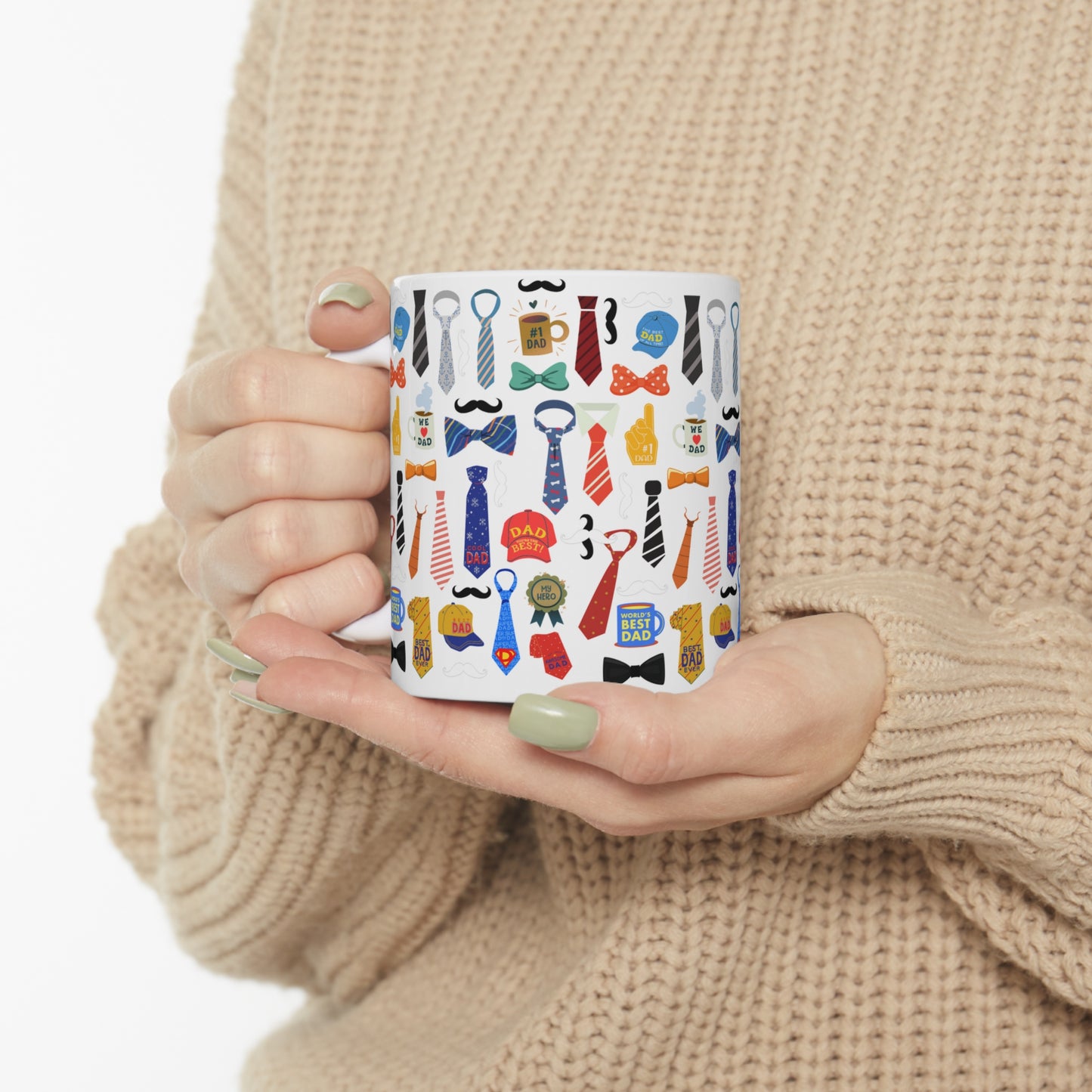 Tie Collaboration Ceramic Mug 11oz