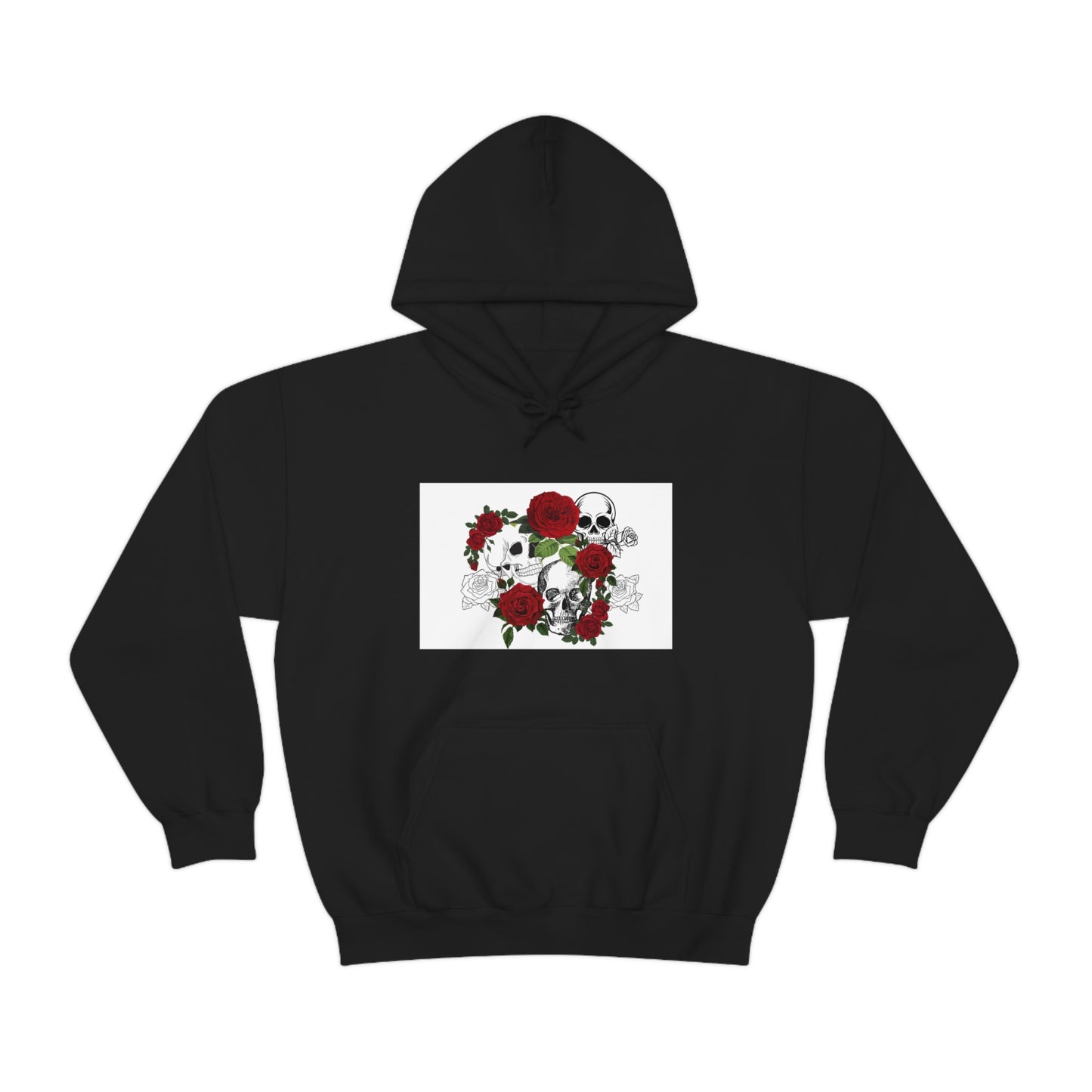 Skull and Roses Unisex Heavy Blend™ Hooded Sweatshirt