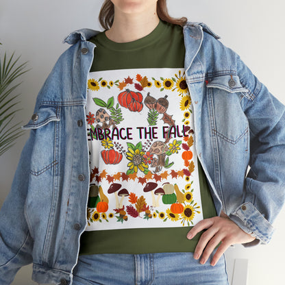 Embrace The Fall Unisex Heavy Cotton Tee