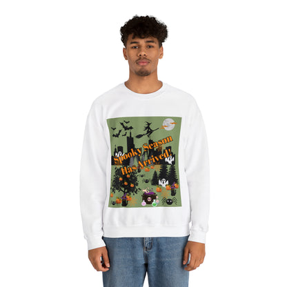 Spooky Season Has Arrived Unisex Heavy Blend™ Crewneck Sweatshirt