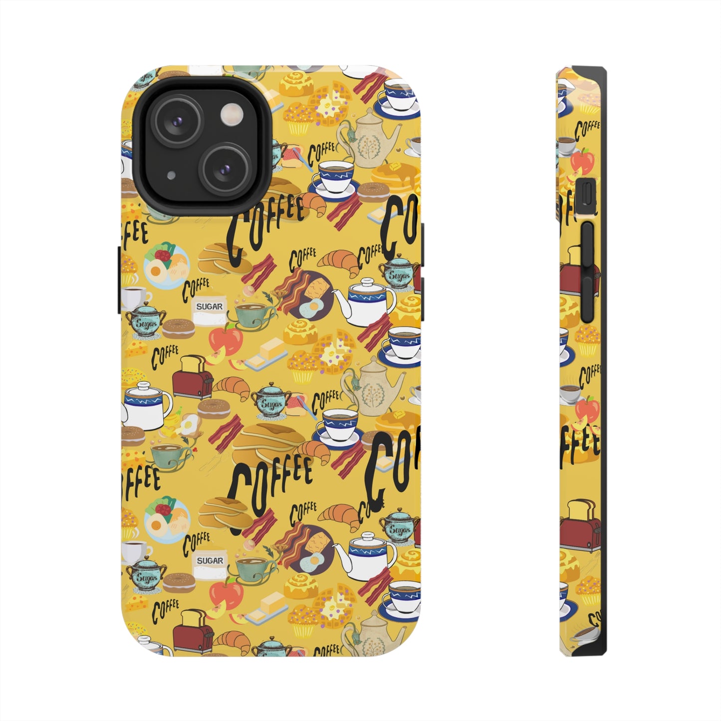 Morning Brunch Yellow Tough Phone Cases