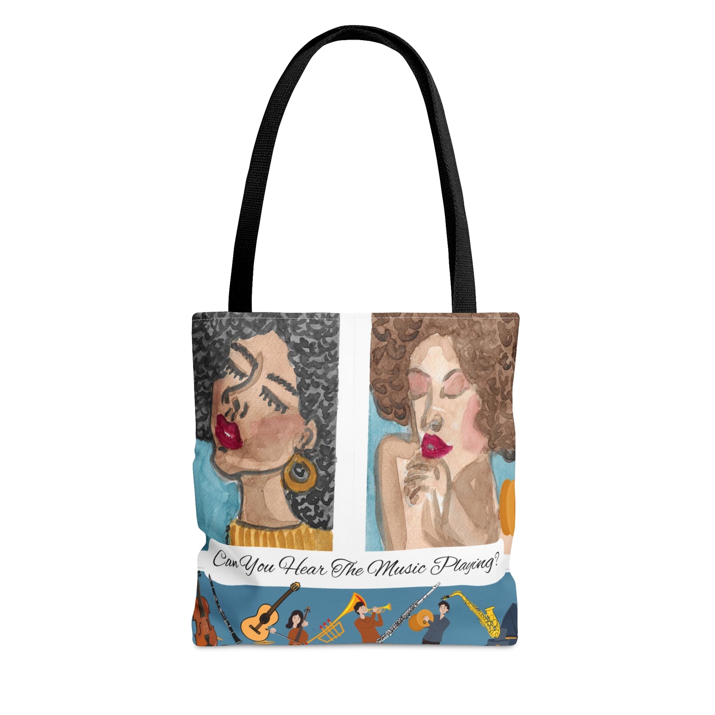 Can You Hear The Music Playing Tote Bag (AOP)