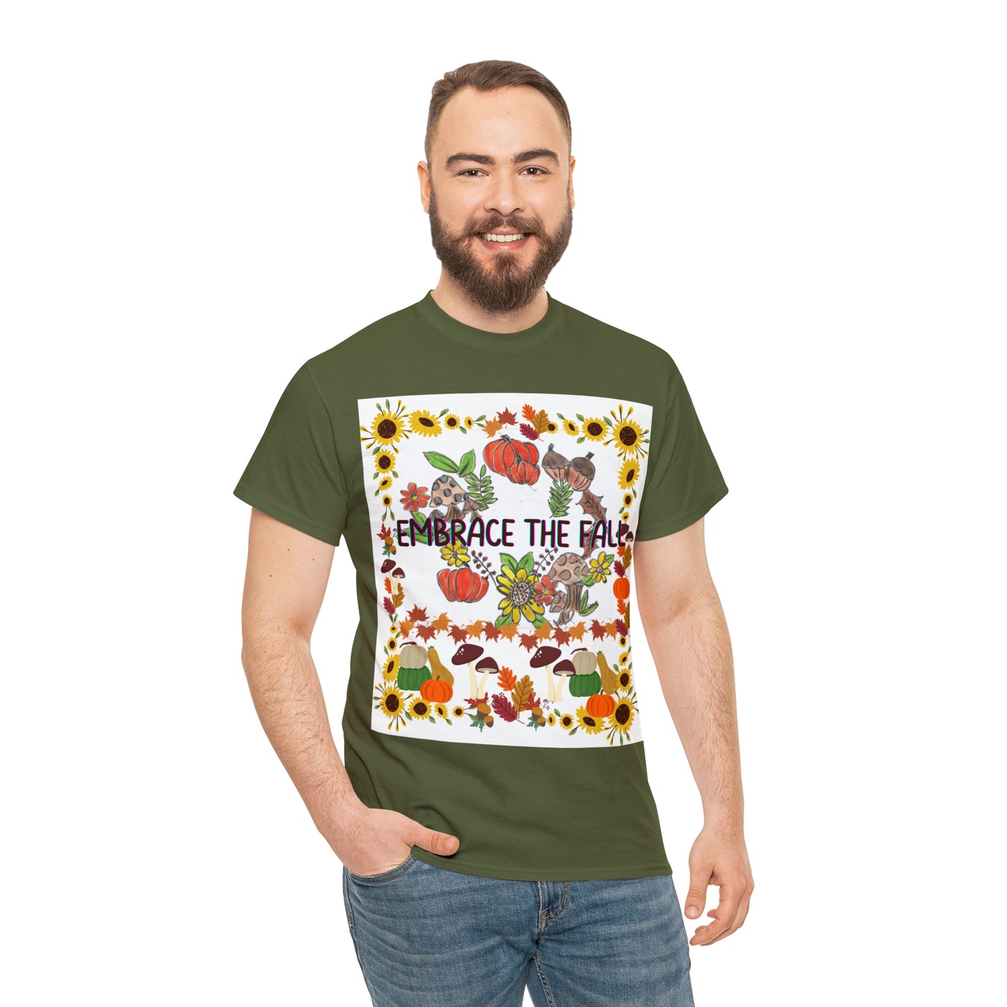 Embrace The Fall Unisex Heavy Cotton Tee