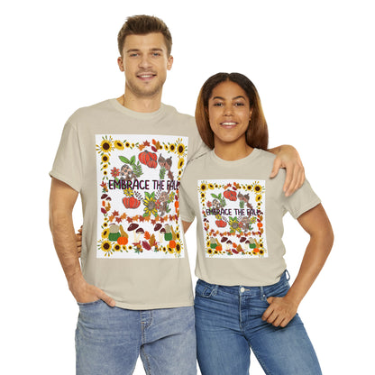 Embrace The Fall Unisex Heavy Cotton Tee