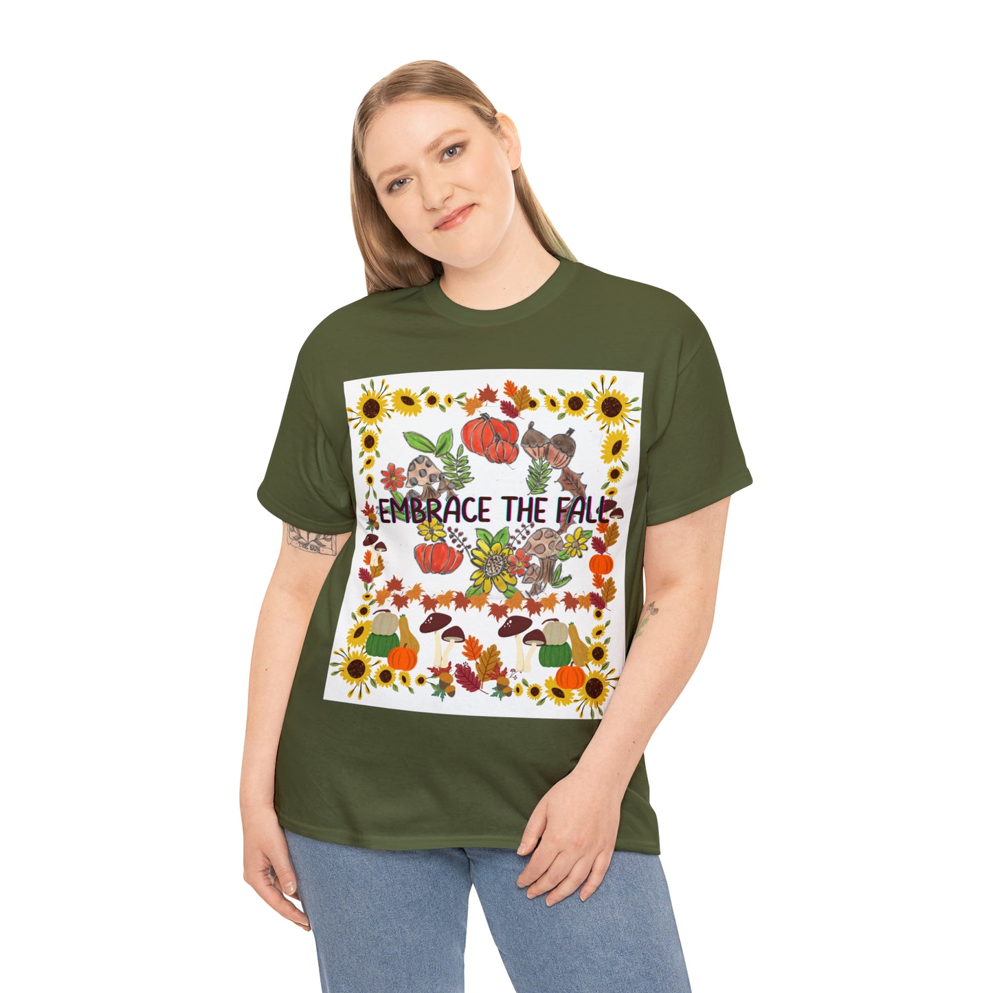 Embrace The Fall Unisex Heavy Cotton Tee