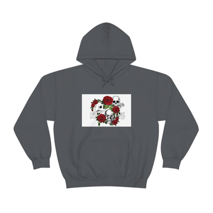 Skull and Roses Unisex Heavy Blend™ Hooded Sweatshirt