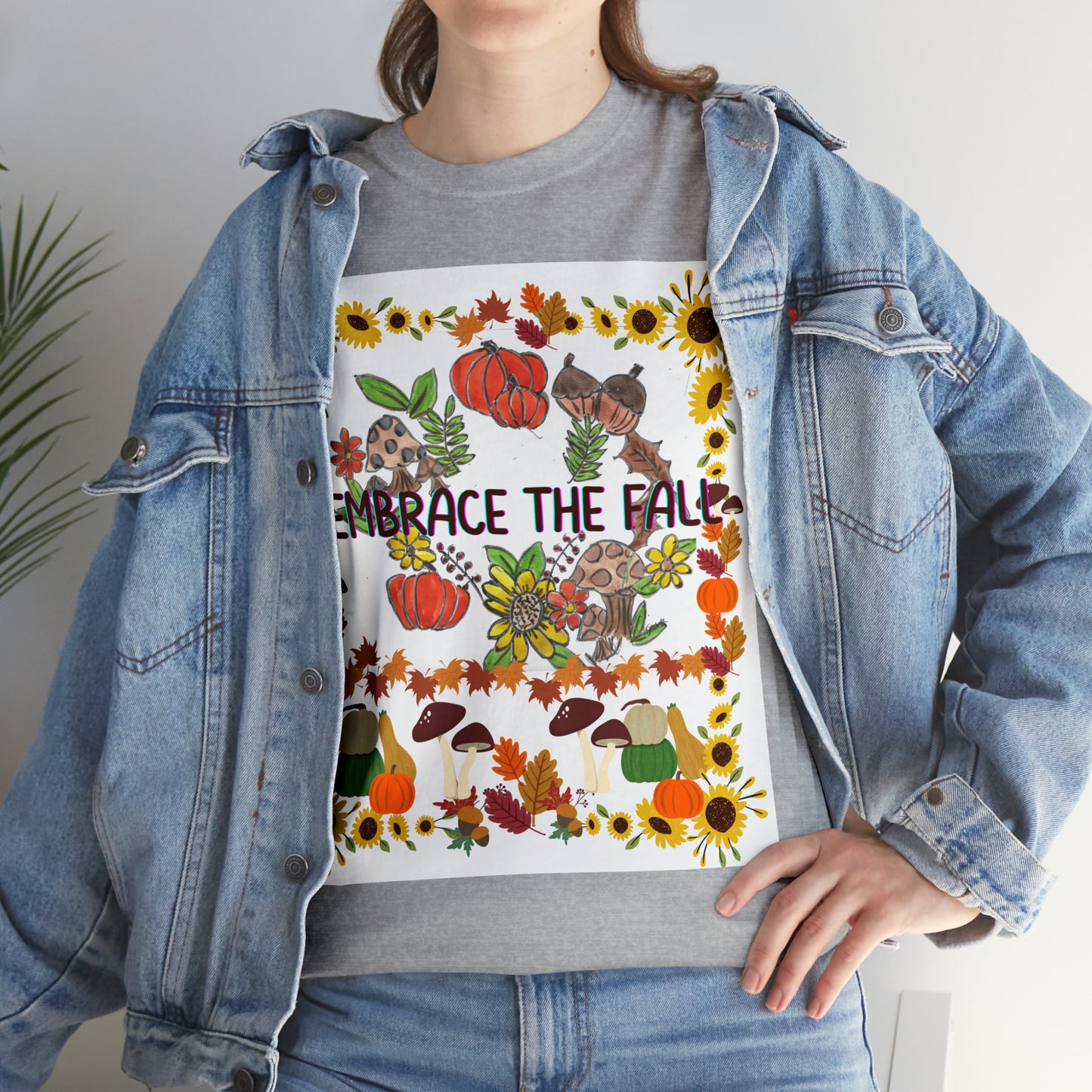 Embrace The Fall Unisex Heavy Cotton Tee