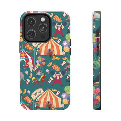 Circus Party Green Tough Phone Cases