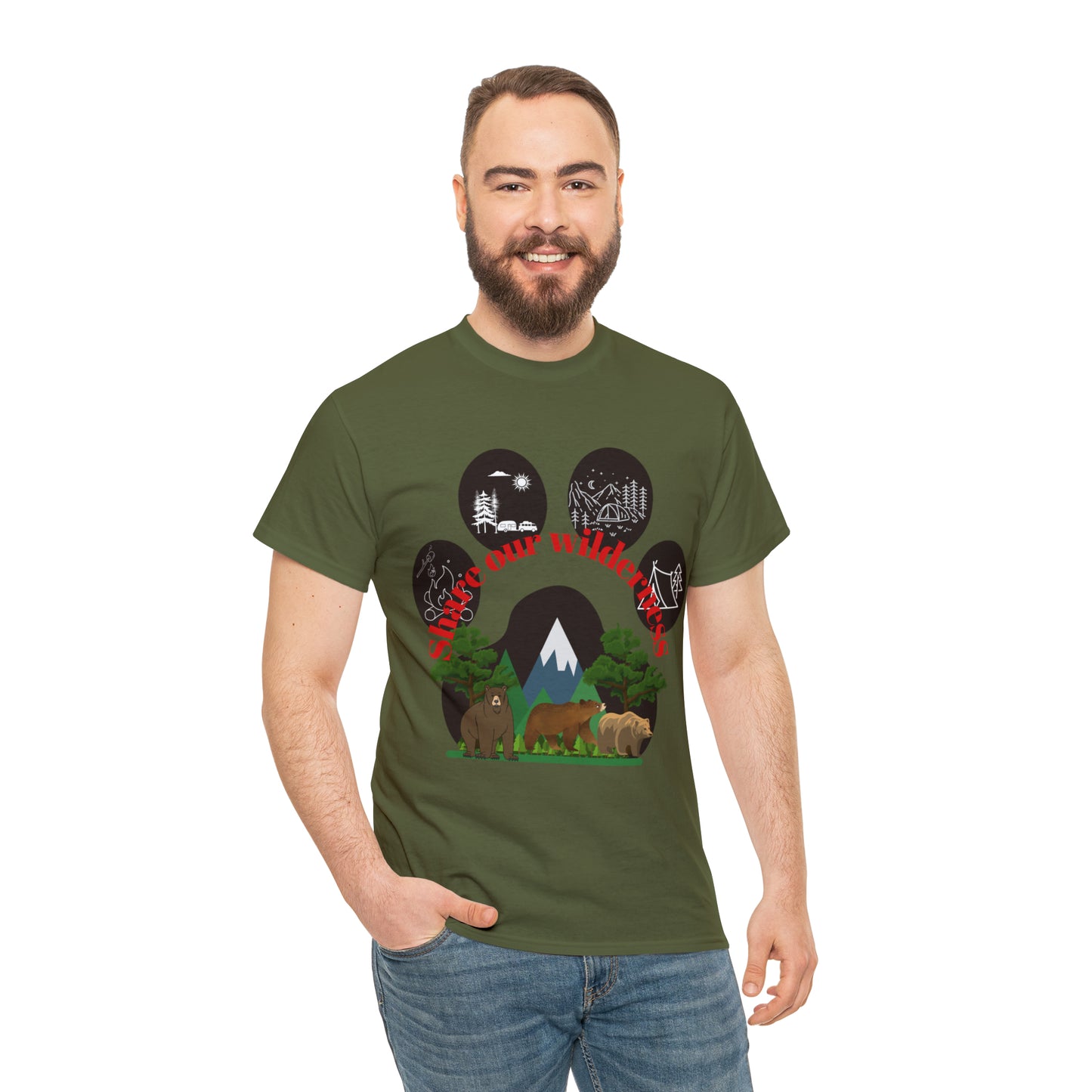 Share Our Wilderness Unisex Heavy Cotton Tee