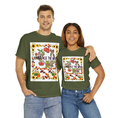 Embrace The Fall Unisex Heavy Cotton Tee