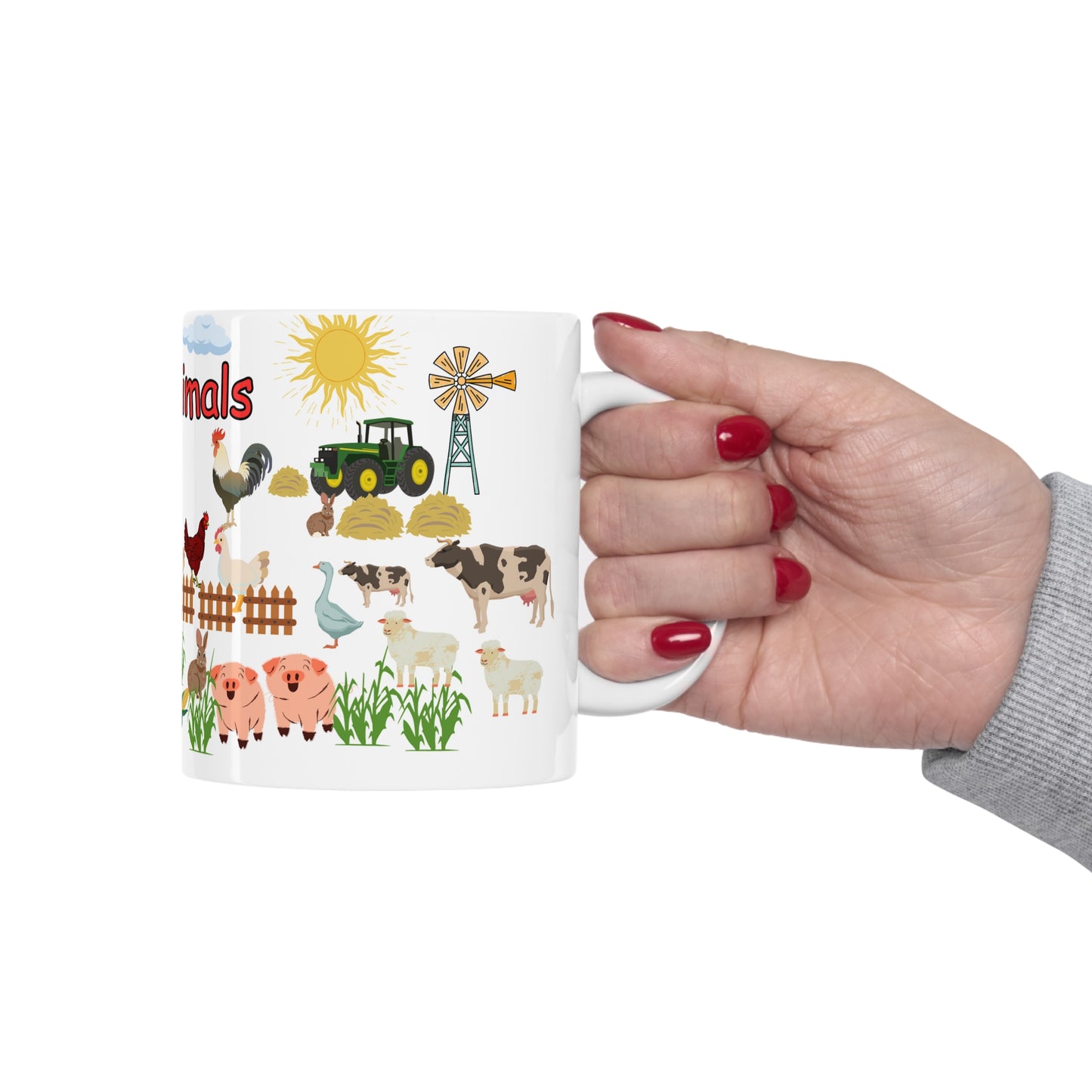 Farm Animals Ceramic Mug 11oz