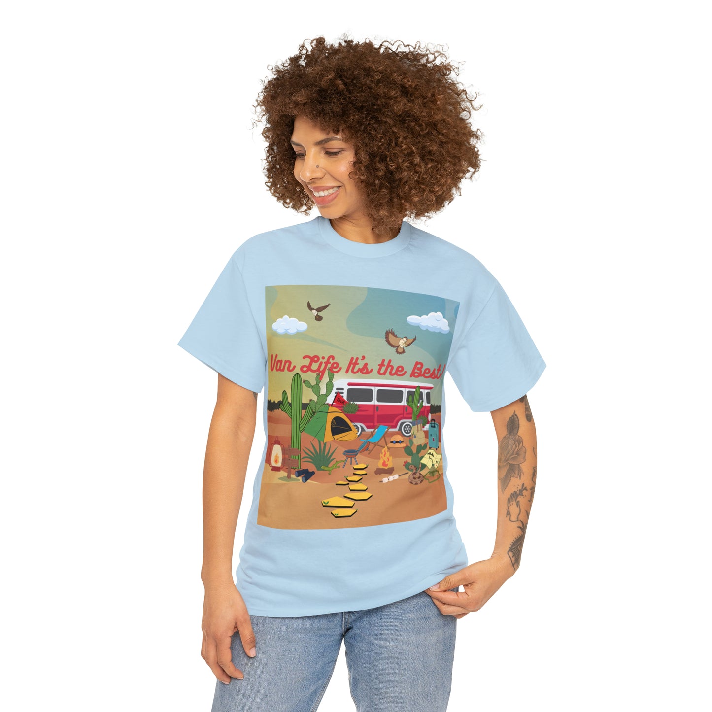 Van Life at Its Best Unisex Heavy Cotton Tee