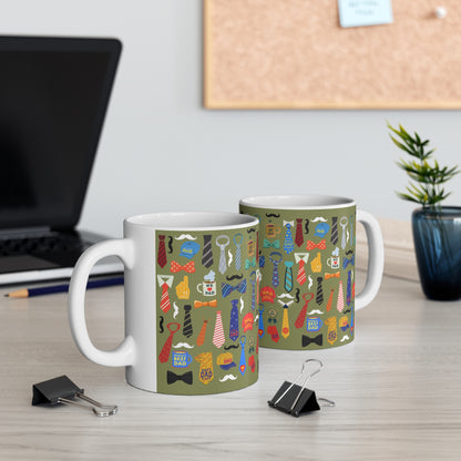 Tie Collaboration Ceramic Mug 11oz