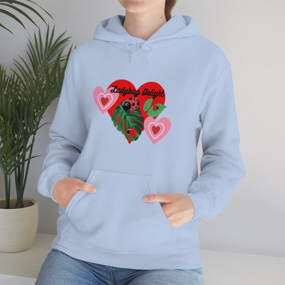 Ladybug Delight Unisex Heavy Blend™ Hooded Sweatshirt