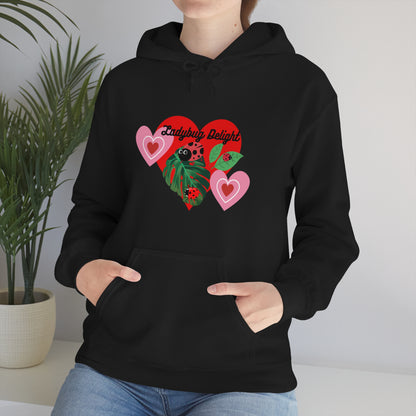 Ladybug Delight Unisex Heavy Blend™ Hooded Sweatshirt